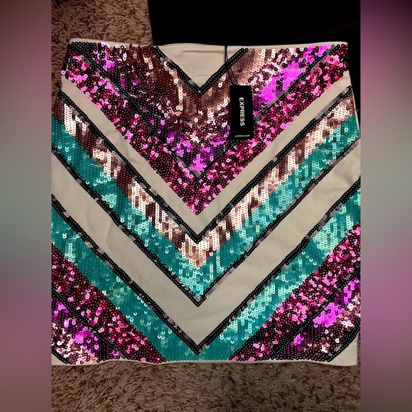 Womens express NET mini skirt size small - Picture 1 of 1